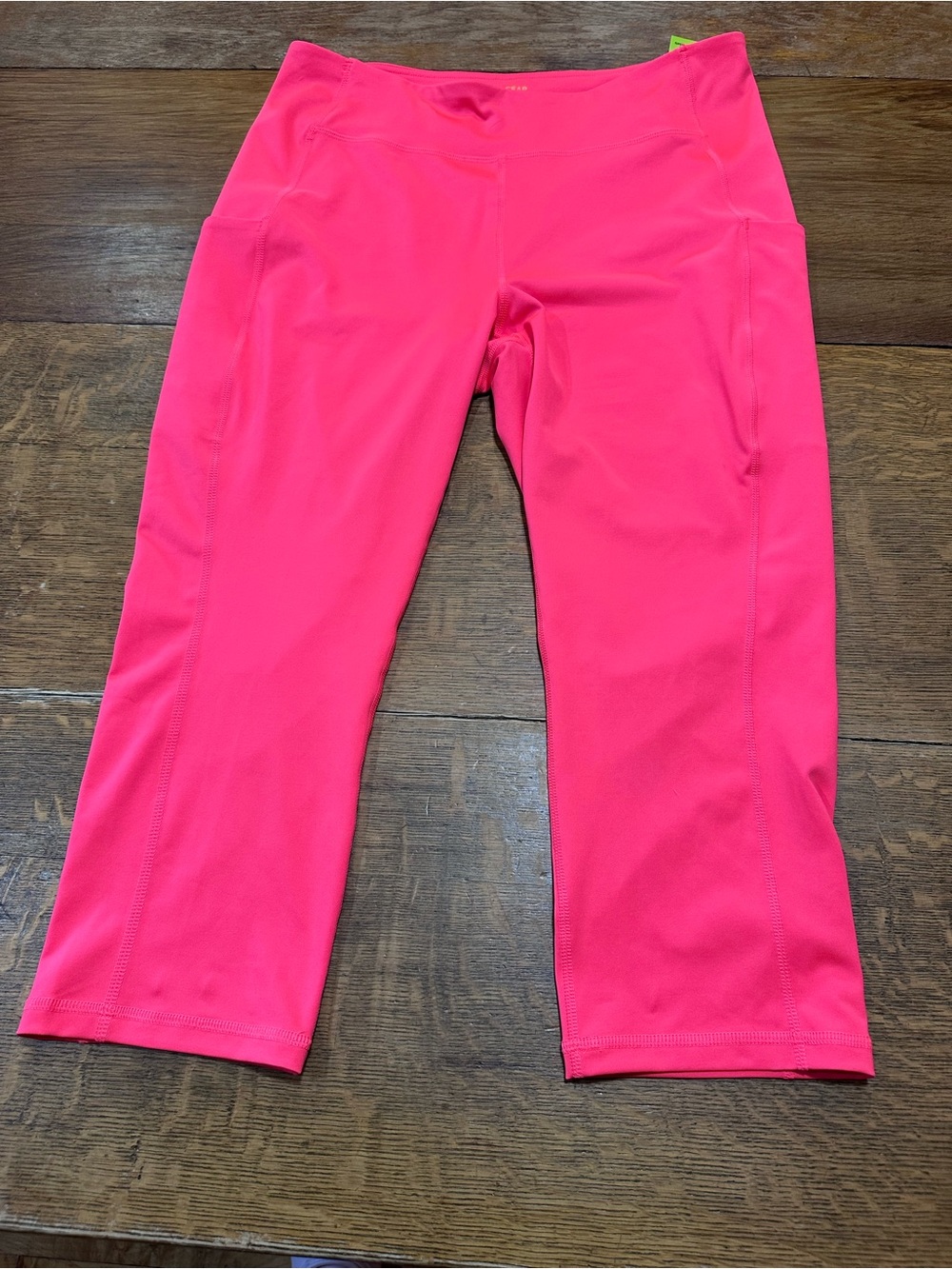 tek gear Neon Pink Athletic Capris sz 1X